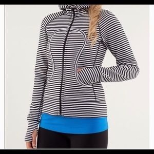 Lululemon Scuba Hoodie Stripe, Size 4, Pristine.